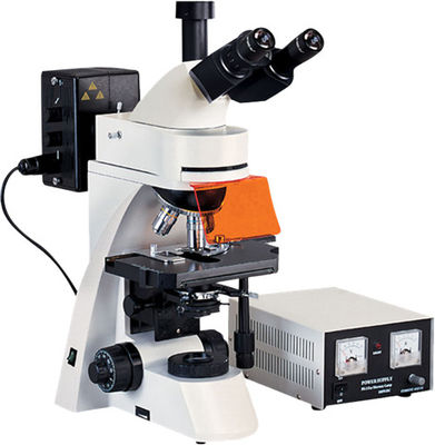 Trinocularepi de Microscoop van het de Fasecontrast van de Fluorescentiemicroscoop 1600X WF10X 22mm