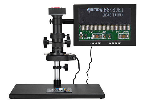 De industrie16mp HDMI-Compatibele systeem de Optische Video Digitale Microscoop van PCB met 10 Duimlcd het Scherm