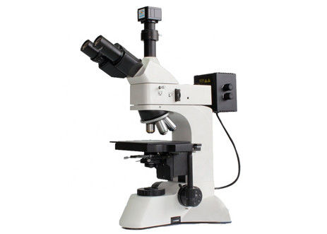 kwaliteit  DIC Optical Polarizing Microscope WF10X 5X 50X Reflected Microscope Light Source Fabriek