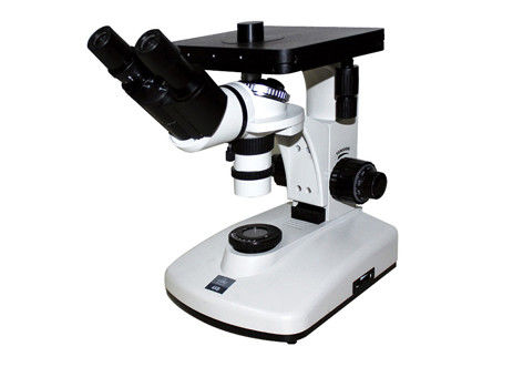 kwaliteit  Binocular 6V 12W Inverted Optical Microscope Compound Metallurgical 100X 1250X Fabriek