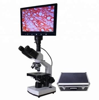 LCD van het de Besprekingswf10x 400X de Heldere Gebied van de de Microscopiebiologie Bespreking van de de Microscoopbiologie
