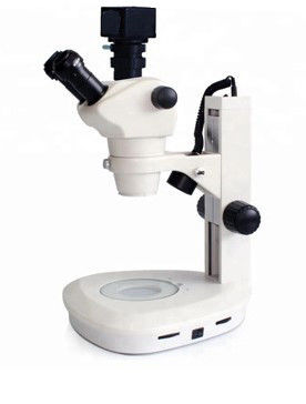 De Microscoop WF10X 50X van het Trinoculargezoem Stereo het Ontleden Microscoopvergroting