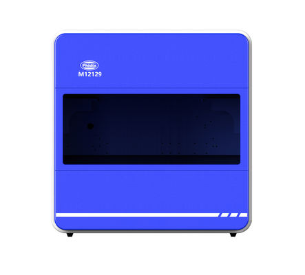 De volledig-automatische scanner van de microscoopdia met het panoramische stikken en velddieptefusie