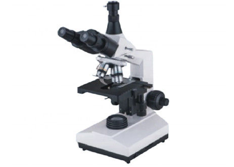 Trinocular WF10X 1600X keerde Biologische het Halogeenlamp 6V 20W van de Microscoopsamenstelling om