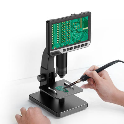 7 duimips Elektronische Lcd de Vertoningsmicroscoop van de het Scherm Optische Digitale Microscoop 2000X
