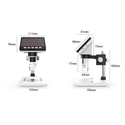 Fabrieksaanpassing 1080P 4,3“ LCD het Scherm Digitale Microscoop voor Industrie van de Kringsraad
