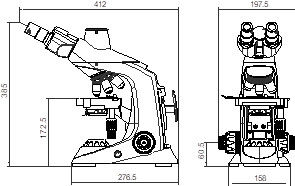 5MP de Microscoop 1000X van Pixel Digital Head Trinocular het Fijne Concentreren zich