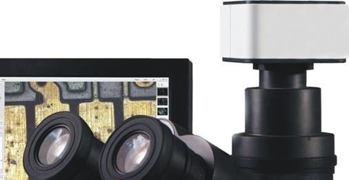 Maximumpixel 5M USB 2,0 de Digitale Framesnelheid van de Microscoopcamera 22FPS