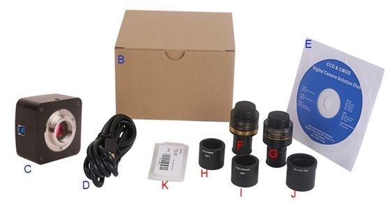 101.2 van de de Microscoopcamera 640x480 van FPS Cmos USB van de Hardwareresoluties de Waaier 3M Pixel