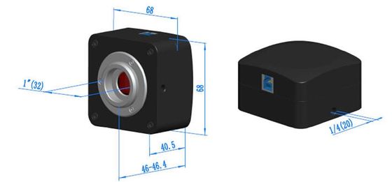 C zet Microscoop Usb 3,0 op Cmos ISP van de Camerahardware Videopijpleidingsresoluties