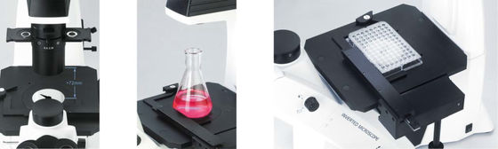 40X-400X omgekeerde Optische Microscoop WF10X 22mm voor Celobservatie en Cultuur